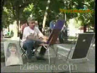 sapık ressam kamera şakası
