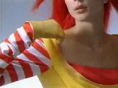 seksi mc donalds kızı